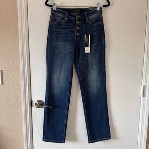 NEW LIVERPOOL LOS ANGELES High Rise Straight Leg  Dark Wash Jeans Size
4/27